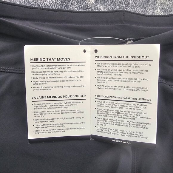 Smartwool Active lined Shorts womens Medium black running trail wool blend NEW - Picture 5 of 12